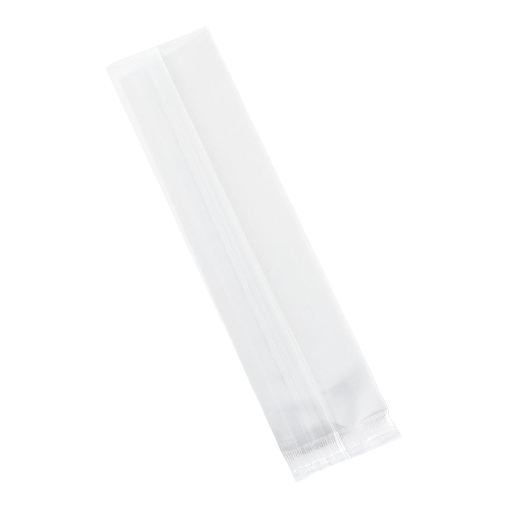 Bags, Heat Sealable Gusset, 2 x 2 x 8.25 Inch, Plastic, Clear 1 - 100 COUNT 548259