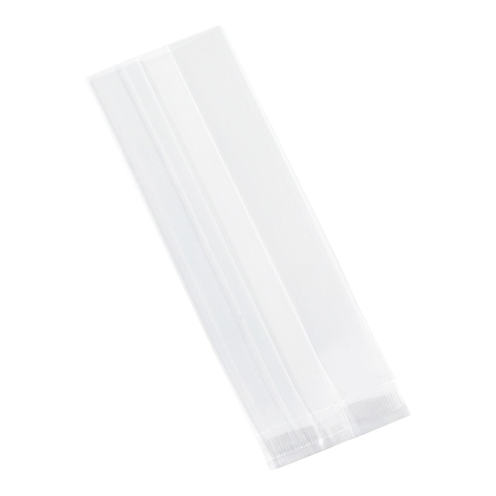 Bags, Heat Sealable Gusset, 2 x 1 x 5 Inch, Plastic, Crystal Clear 1 - 100 COUNT 548249