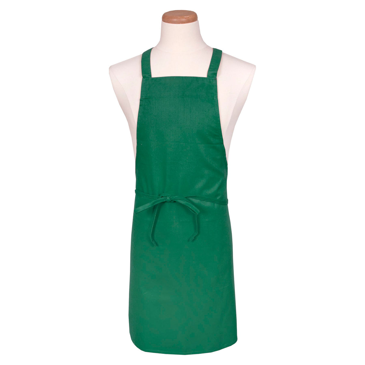 Apron, Bib, Utility, Kelly Green, One Size, Poly/Cotton Blend 1 - 1 EACH 506748