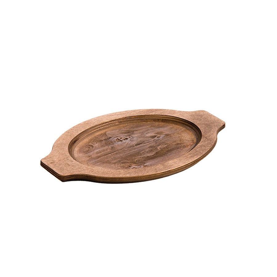 Underliners, Oval, Wood, Grip Style, 13.5 x 9.13 Inch, Walnut Stain, Fits LOSH3 6 - 1 EACH 511425