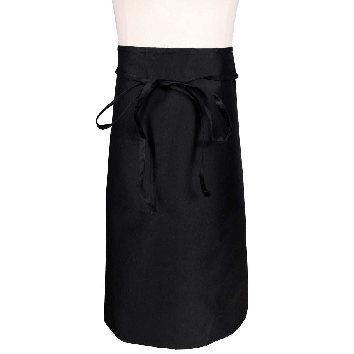 Apron, Bistro, Black, One Size, Poly/Cotton Blend 1 - 1 EACH 505760