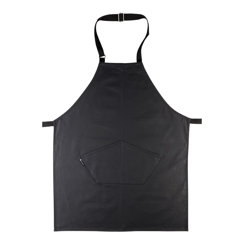 Apron, Cooking, 32 x 26 Inch, Flame-Retardant, Black, Cotton 1 - 1 EACH 181636