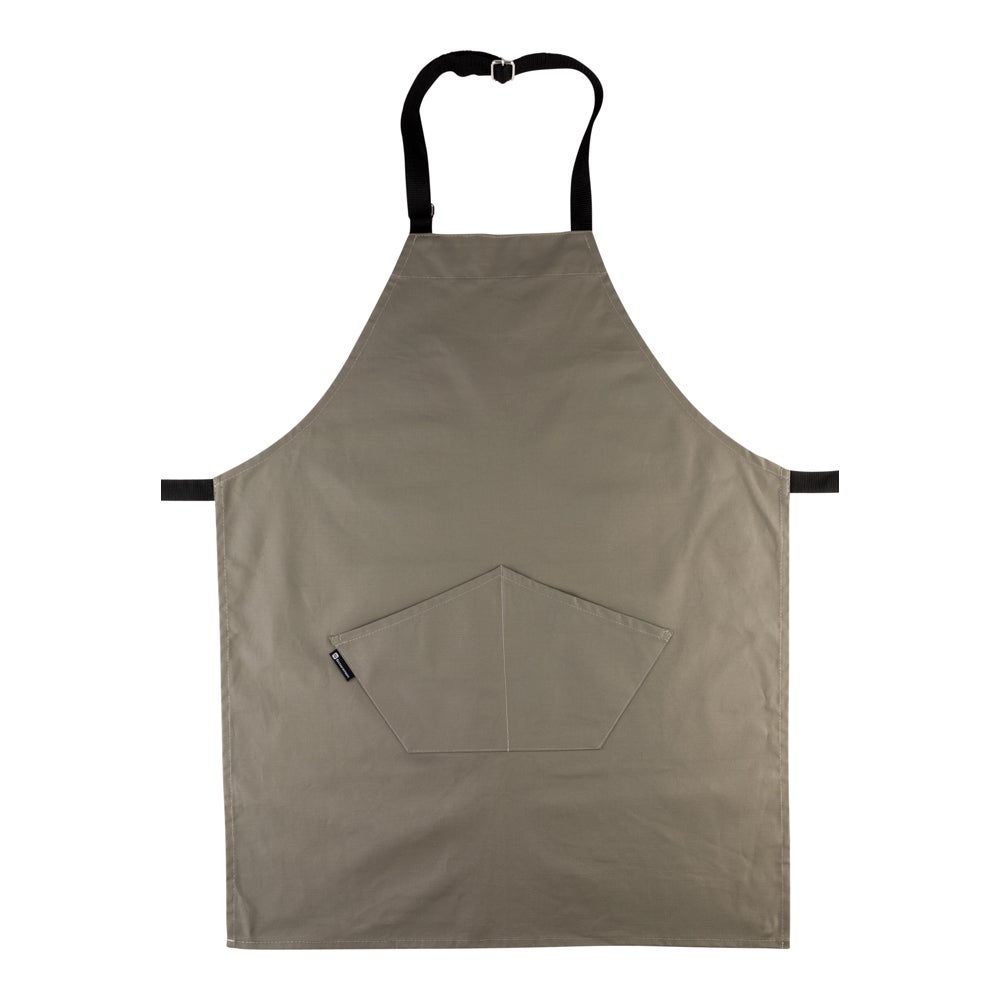 Apron, Cooking, 32 x 36 Inch, Flame-Retardant, Gray, Cotton 1 - 1 EACH 181637