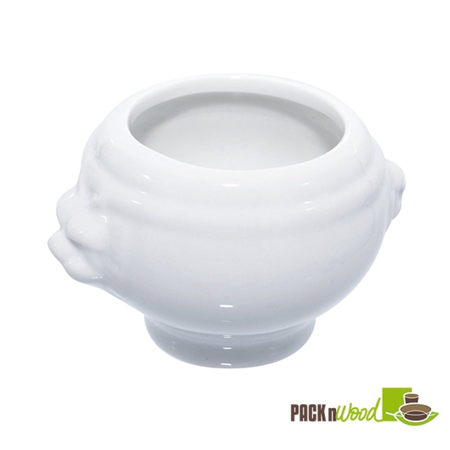 Tureens, Soup, 2.6 Ounce, White, Porcelain, 2.6 Ounce 36 - 1 EACH 181375