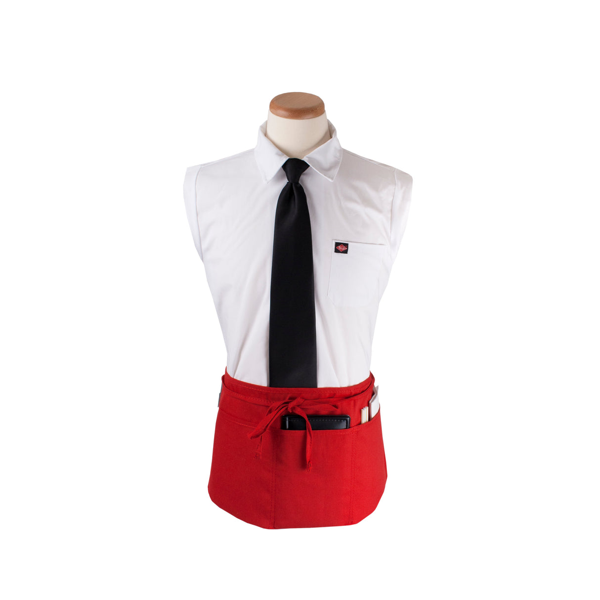 Apron, Waist, Red, 25 x 11 Inch 1 - 1 EACH 141805