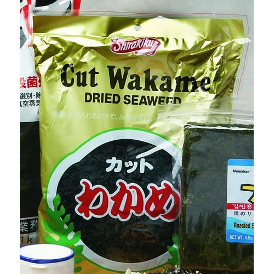 Wakame Nori, Dried Seaweed, Cut 1 - 16 OUNCE 338605