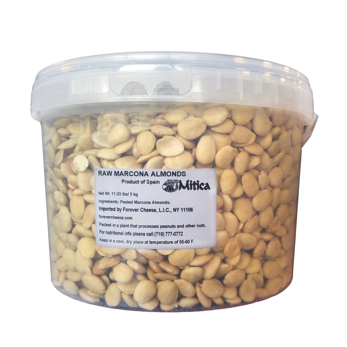 Almonds, Spanish Marcona, Unsalted, Shelled 1 - 11 POUND 338729