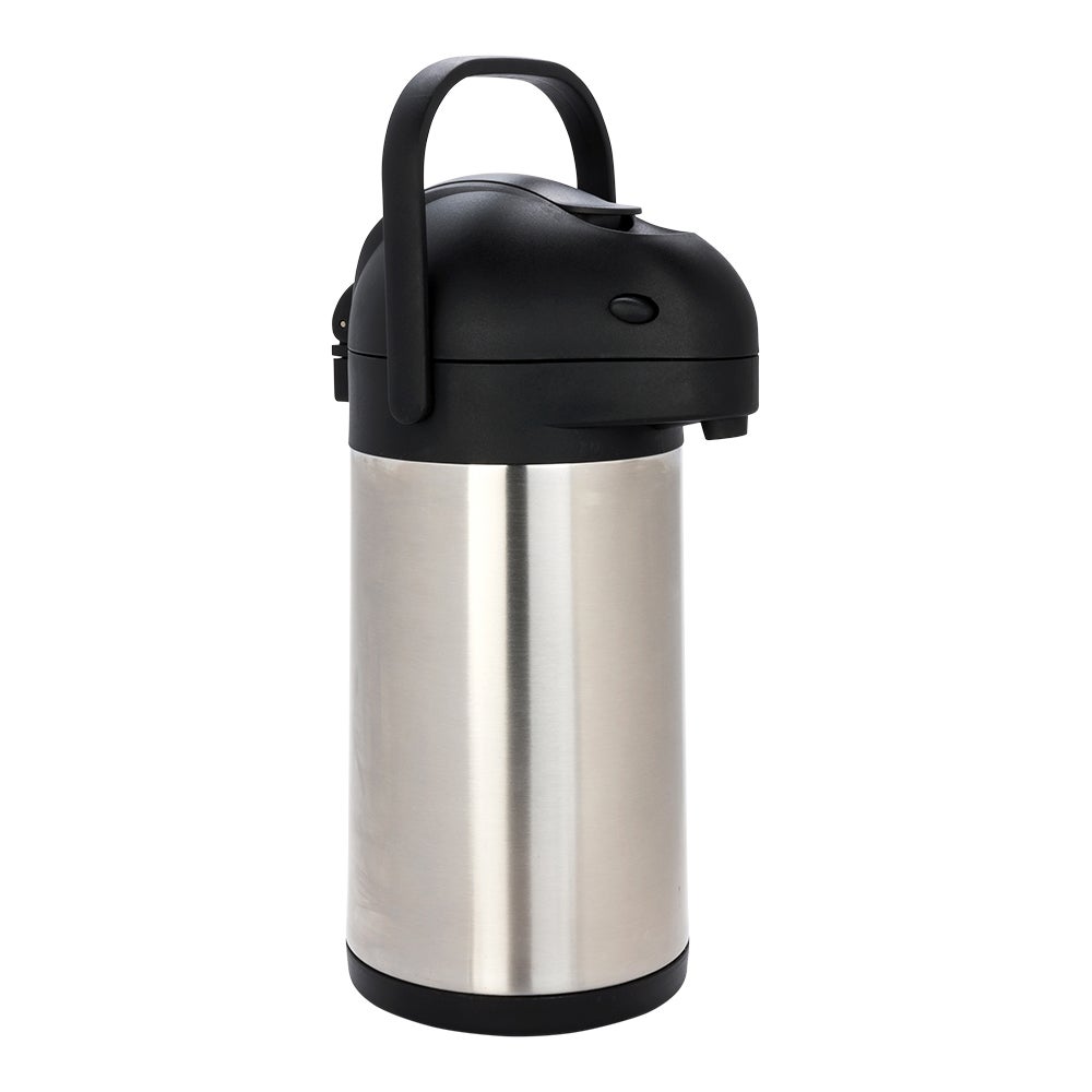 Airpot, Beverage, 2 Liter, Silver, Stainless Steel, 24 Hour Heat Retention 1 - 1 EACH 396739