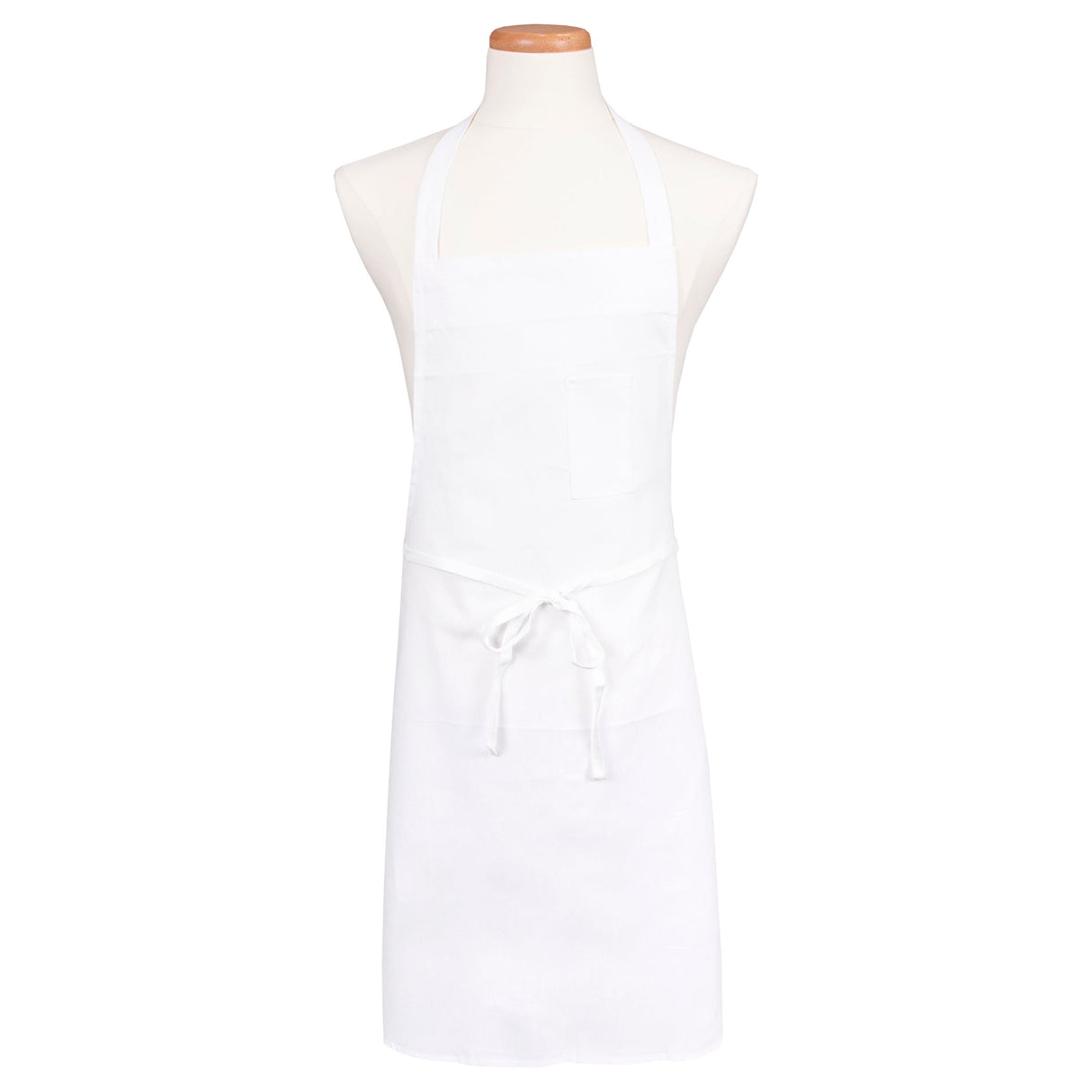 Apron, Bib, Economy, White, One Size, Poly/Cotton Blend 1 - 1 EACH 505770