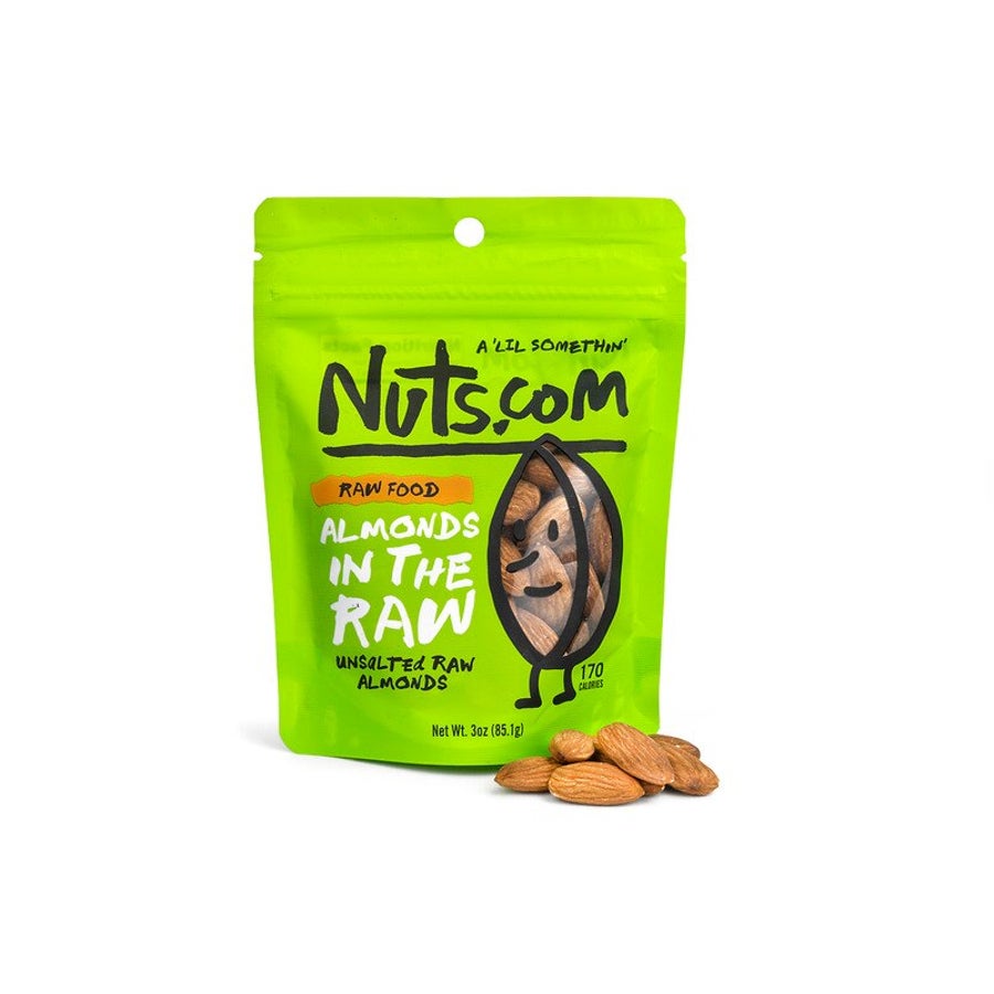 Almonds, Raw 24 - 3 OUNCE 594935