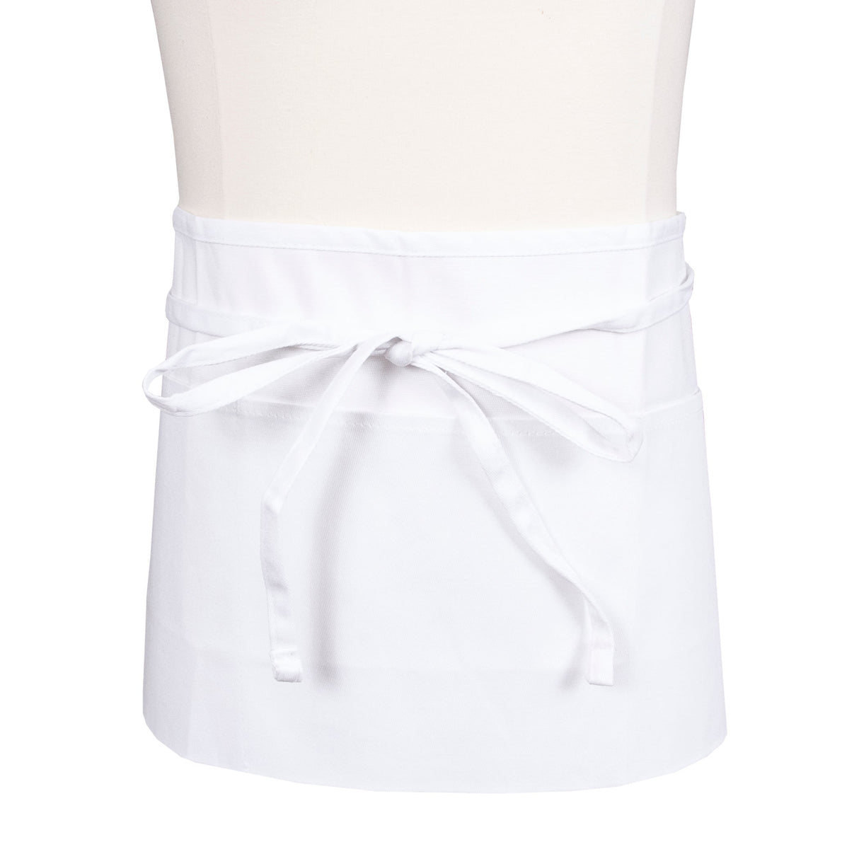 Apron, Waist, Front of the House, White, One Size, Poly/Cotton Blend 1 - 1 EACH 505690