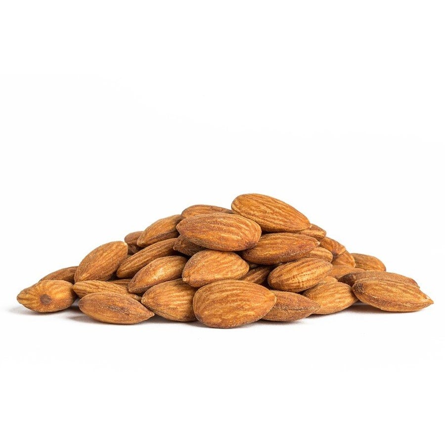 Almonds, Whole, 50% Less Salt Roasted, Bulk 1 - 25 POUND 594265