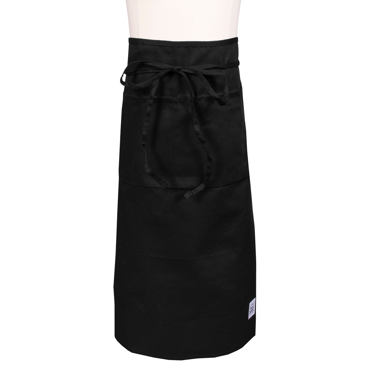 Apron, Bistro, Black, One Size, Poly/Cotton Blend 1 - 1 EACH 506677