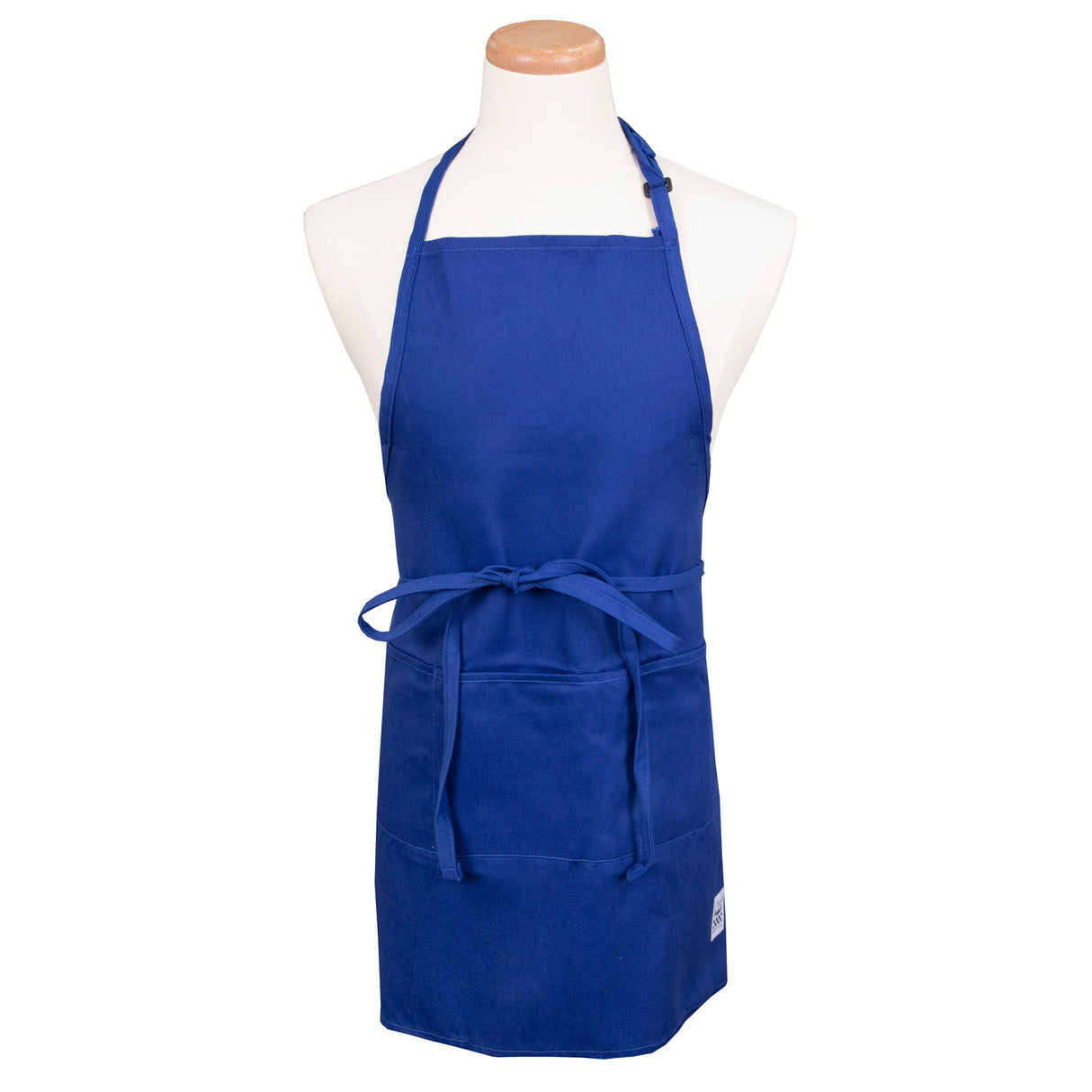 Apron, Bib, Front of the House, Royal Blue, One Size, Poly/Cotton Blend 1 - 1 EACH 506693