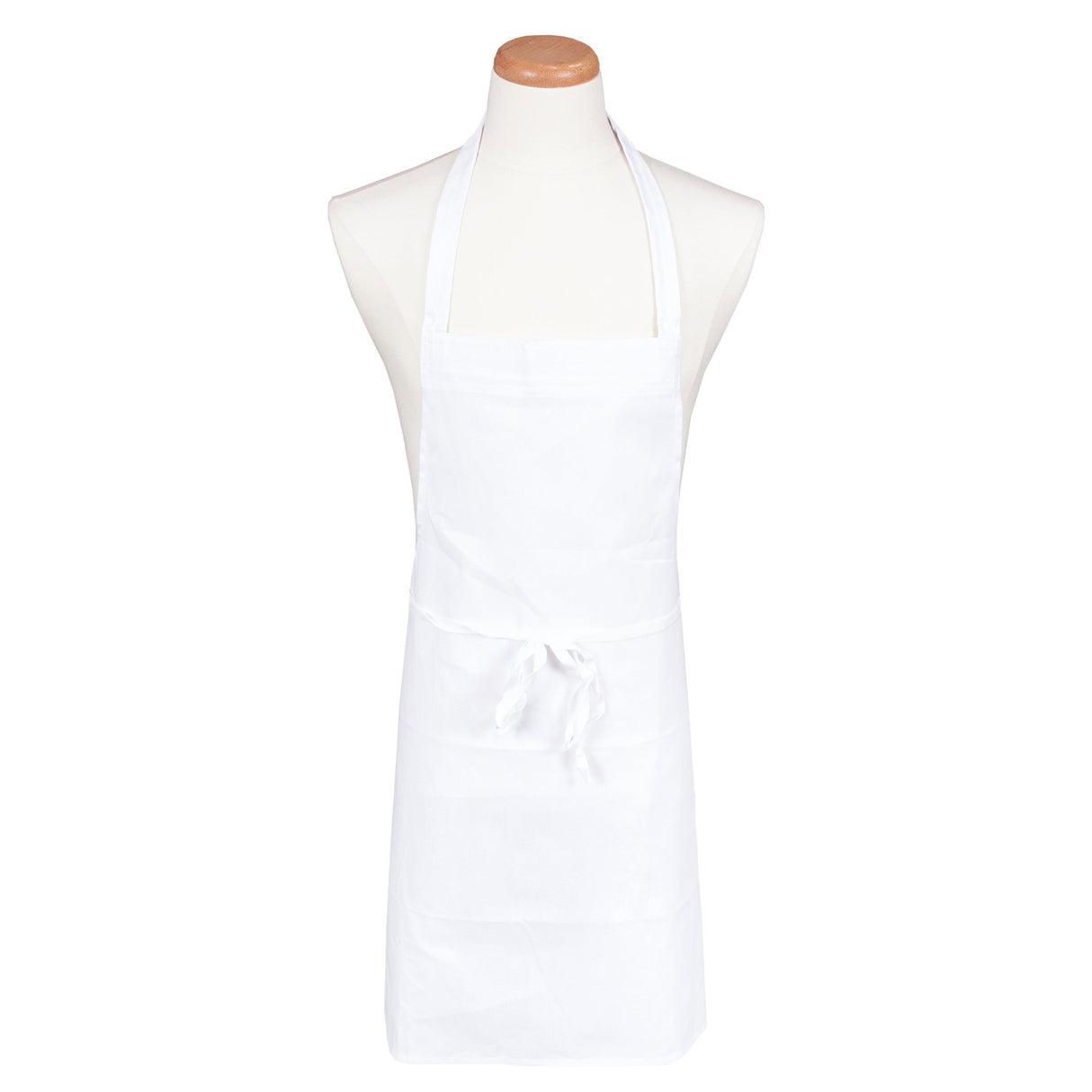 Apron, Bib, Economy, White, One Size, Poly/Cotton Blend 1 - 1 EACH 503470