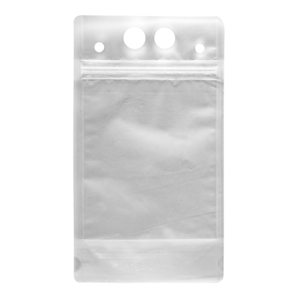 Bags, Drink, 17 Ounce, Plastic, Clear, 5 x 9 x 1.5 Inch, Single Zipper 1 - 100 COUNT 189506