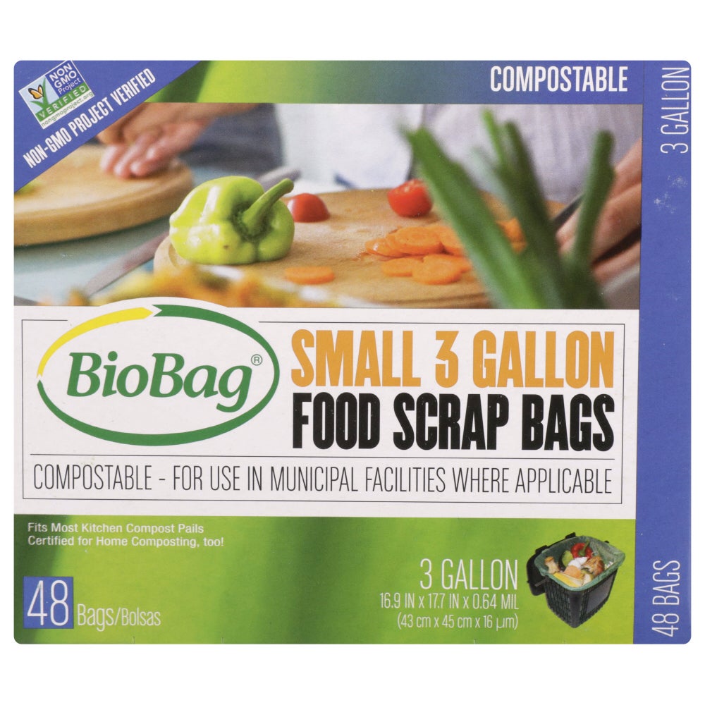 Bags, Food Scrap, 3 Gallon 12 - 48 COUNT 289636