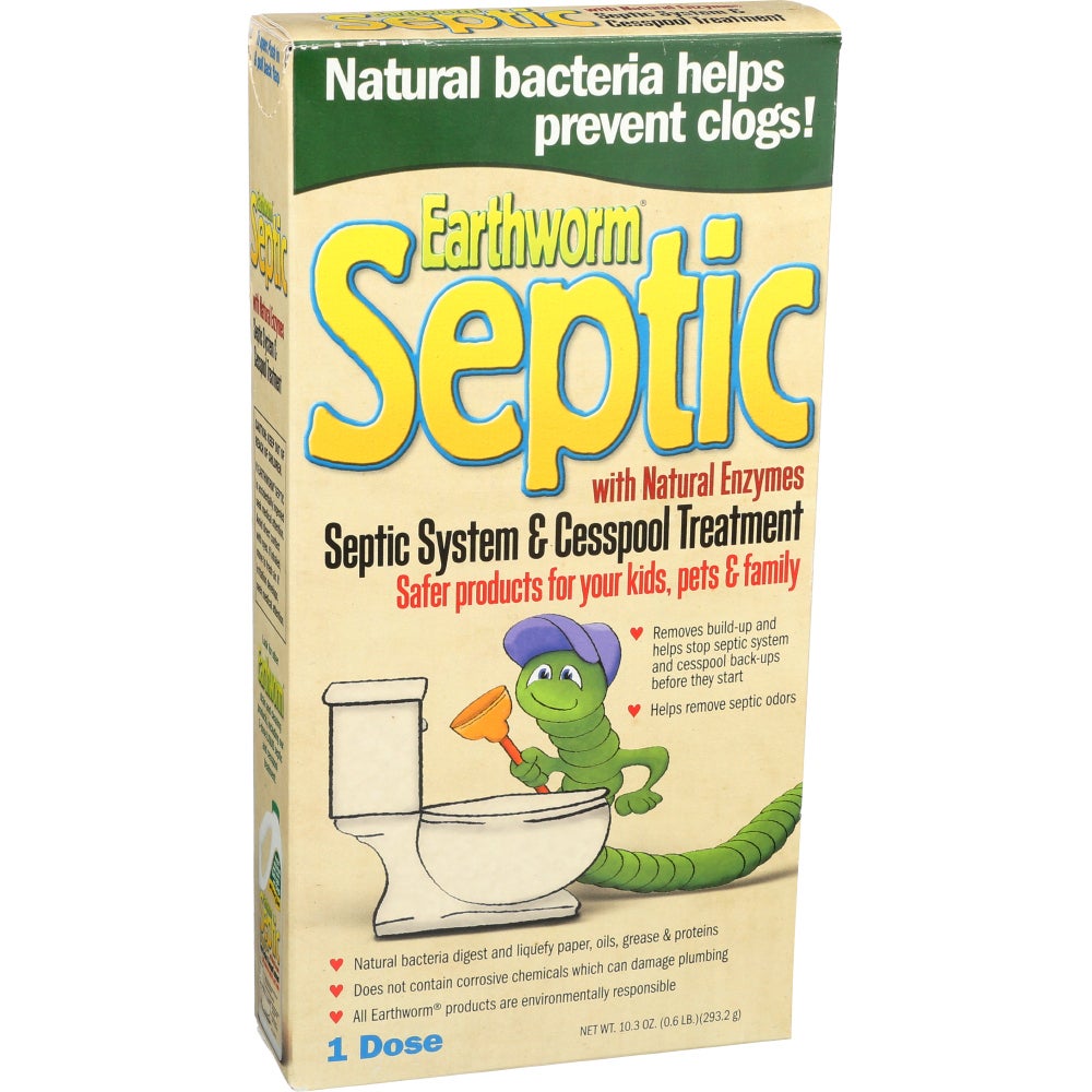 Treatment, Septic System & Cesspool, Powdered, with Natural Enzymes, Fragrance-Free, Dye-Free 6 - 10.3 OUNCE 224395