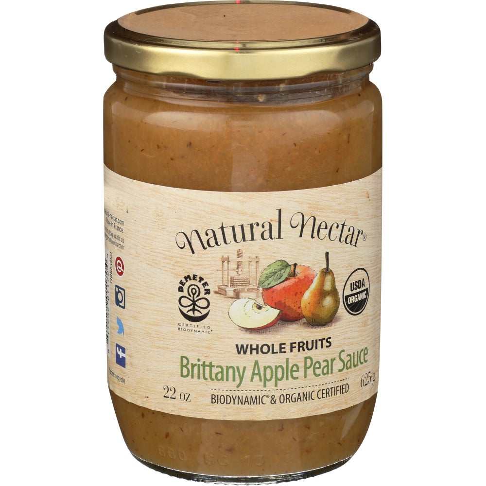 Apple Sauce, Apple & Pear, Biodynamic 6 - 22 OUNCE 226109