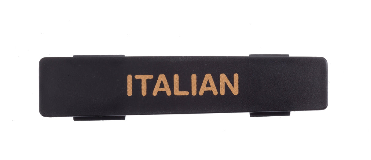 Tag, Dispenser, Italian, Black, Plastic,100 - 1 EACH