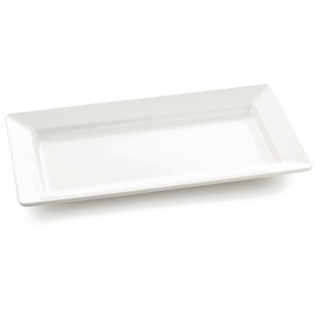 Trays, Serving, 22 x 12.75 Inch, Rectangular, White, Melamine 1 - 1 EACH 279855