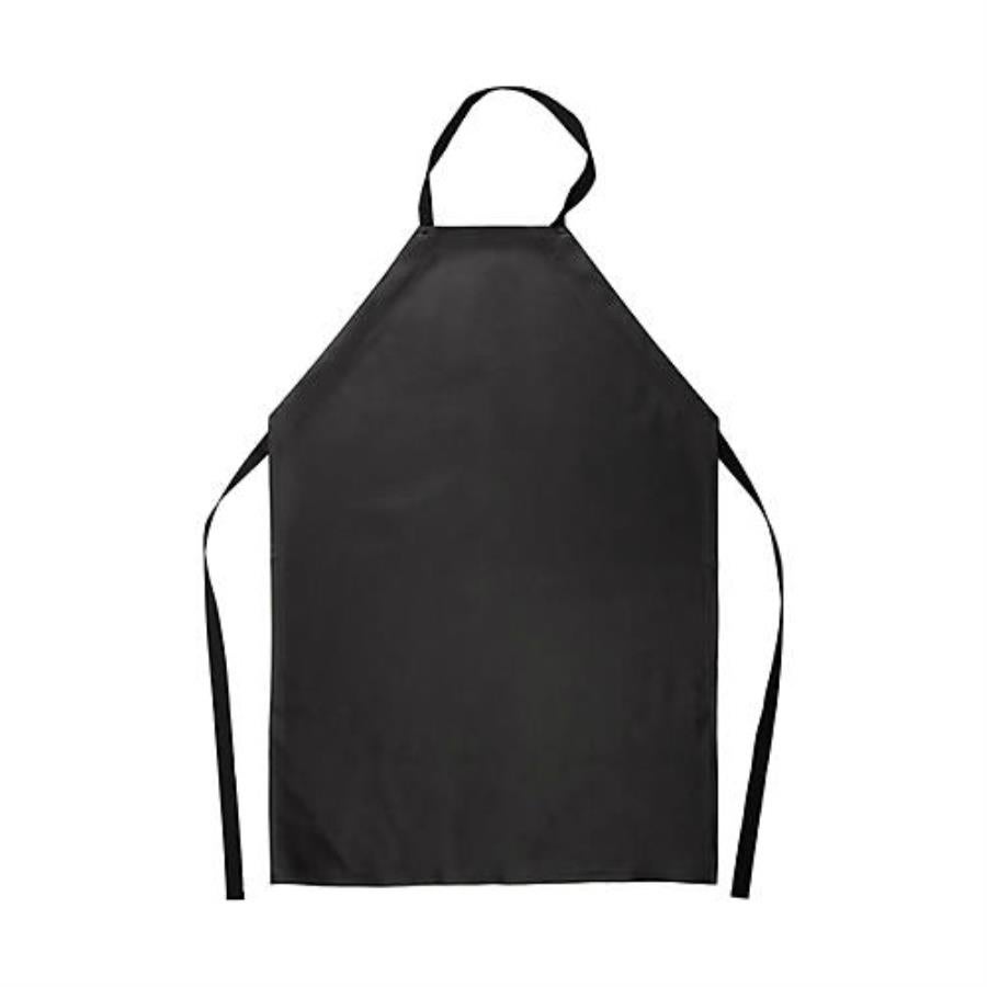 Apron, Dishwashing, Waterproof, Black, 39 x 26 Inch, Vinyl 1 - 1 EACH 801315