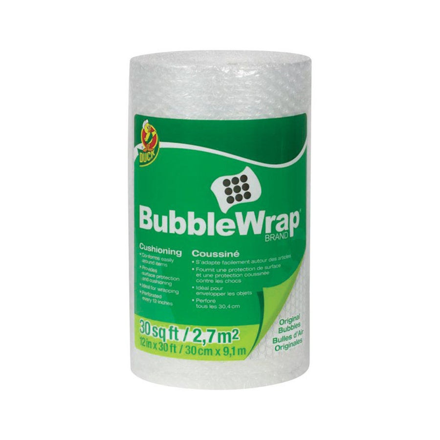 Wrap, Bubble, 12 Inch x 30 Foot, Clear Polyethylene 1 - 30 FOOT 829907