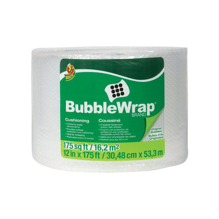 Wrap, Bubble, 12 Inch x 175 Foot, Clear 1 - 175 FOOT