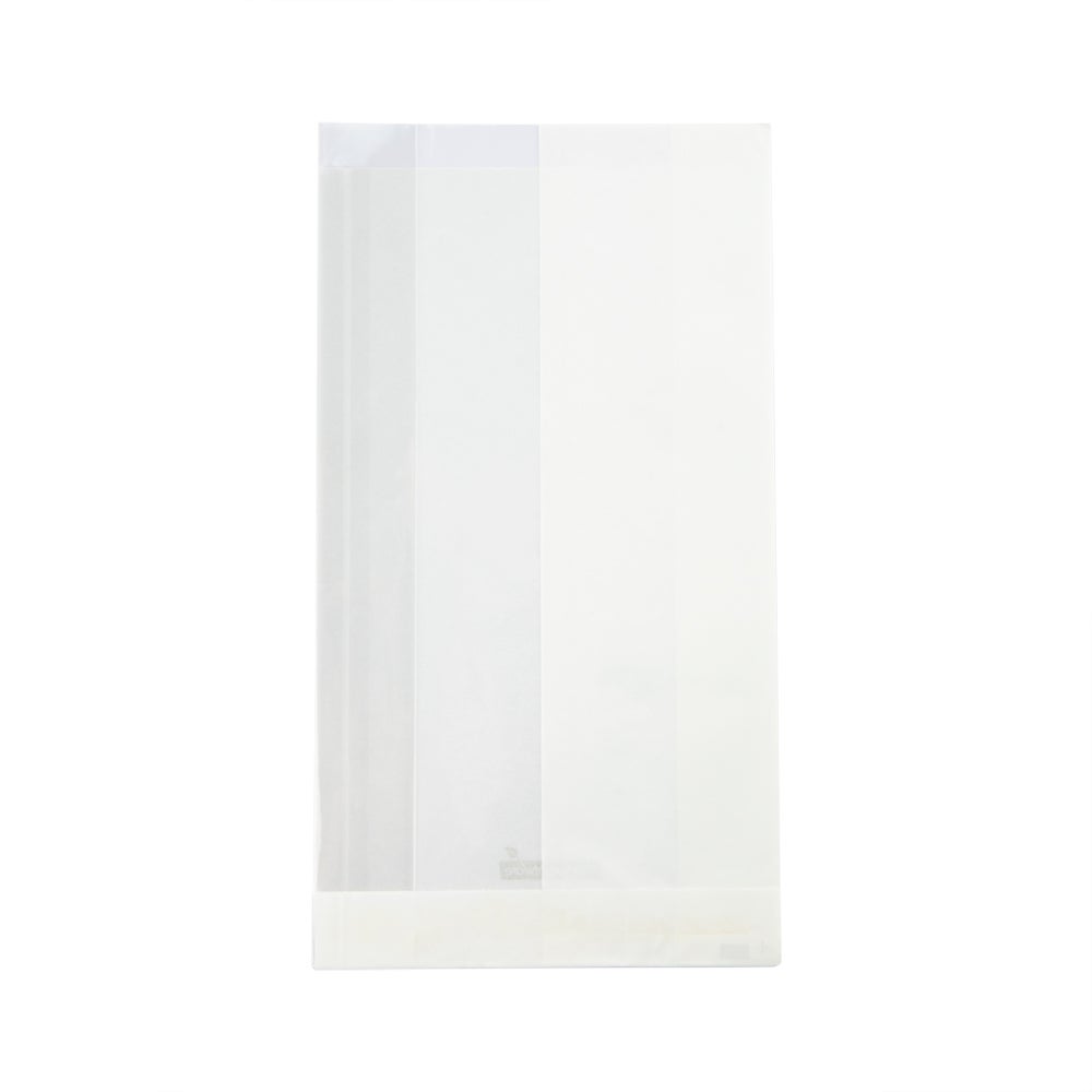 Bags, Bread, 6 x 2.75 x 11.5 Inch, Paper, White, with Window, Large 1 - 100 COUNT 868298