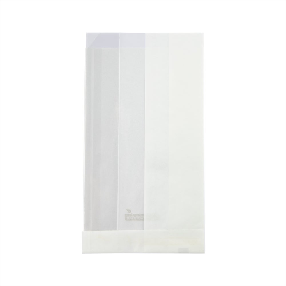 Bags, Bread, 3.75 x 2.75 x 8.5 Inch, Paper, White, with Window, Small 1 - 100 COUNT 868296