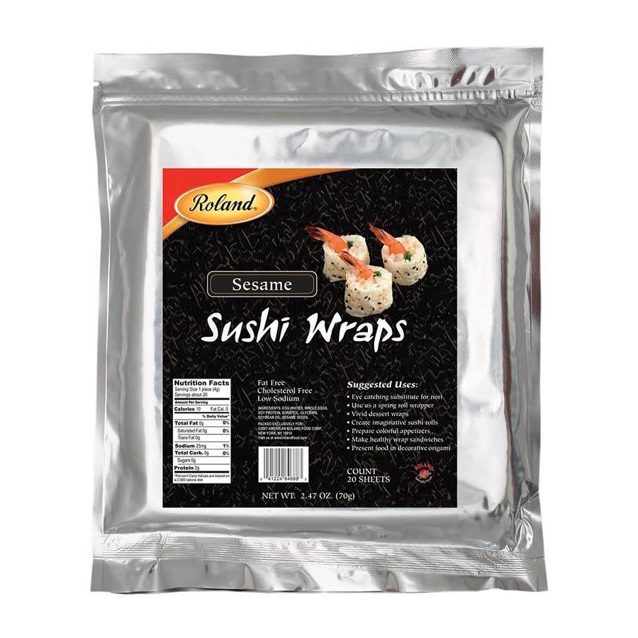 Wraps, Sesame, for Sushi, 4 Gram 6 - 2.47 OUNCE 877074