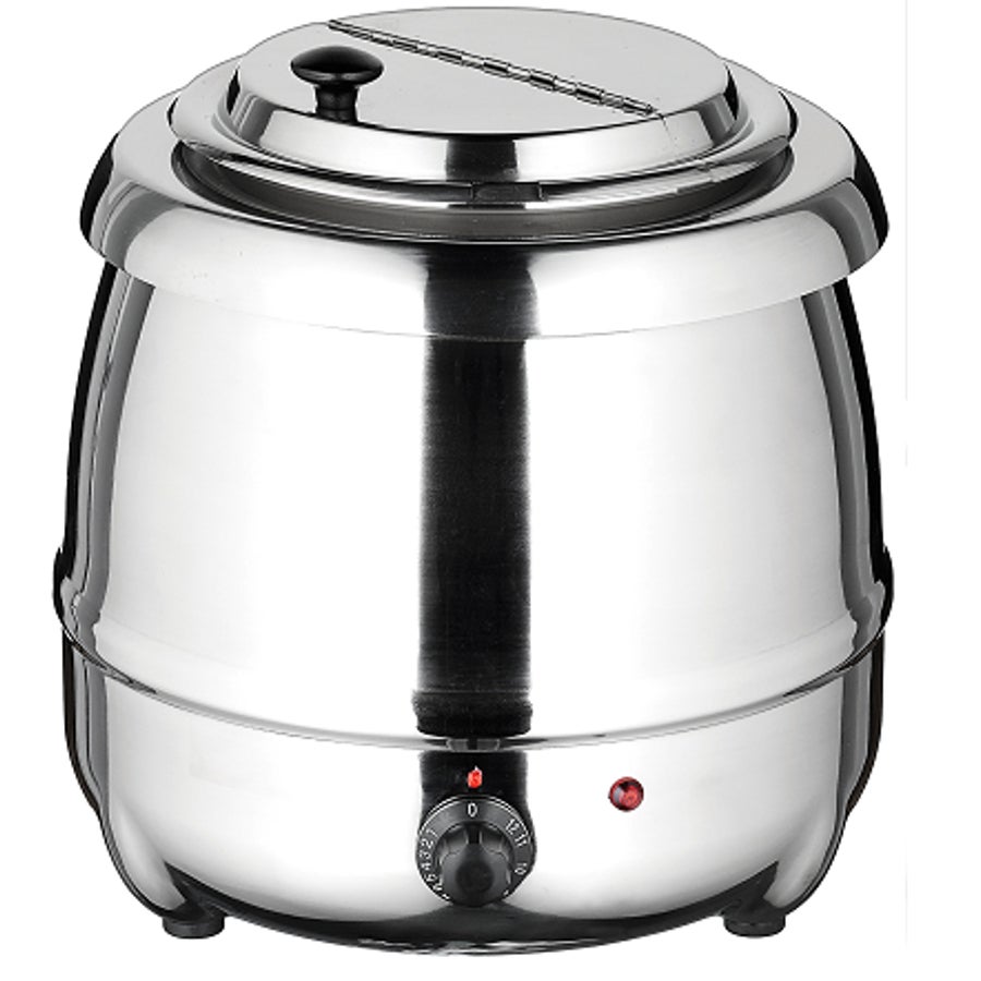 Warmer, Soup, 10 Quart, Stainless Steel, with Hinged Lid, 120 Volt 1 - 1 EACH 768526