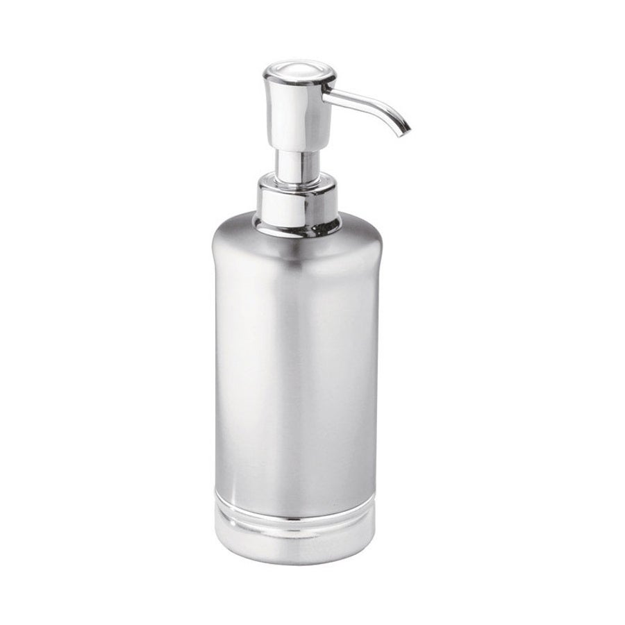 Dispenser, Soap, 8 Ounce, Silver Brushed Chrome, Stainless Steel,1 - 1 EACH