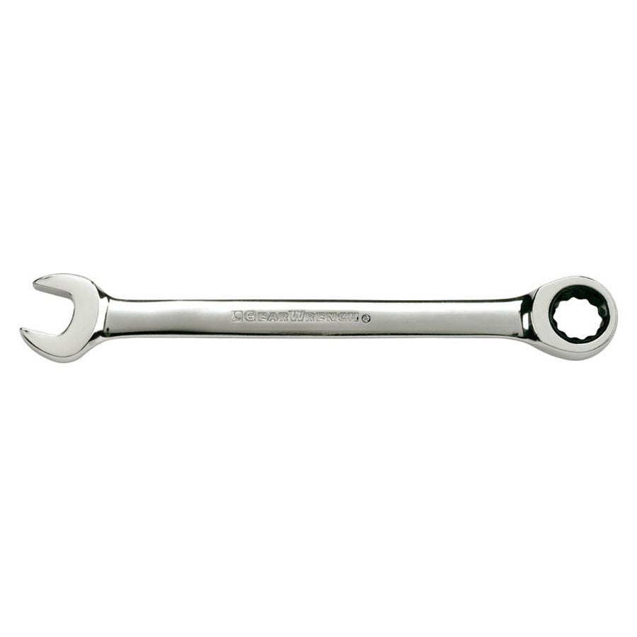 Wrench, Ratcheting Combination, 17 Millimeter, Chrome Vanadium Steel 1 - 1 EACH 702126