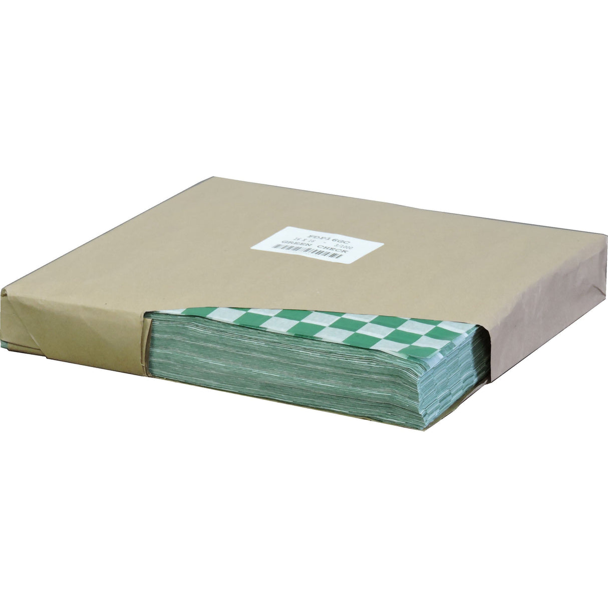 Wraps, Deli, 16 x 16 Inch, Green Checker 3 - 1000 COUNT