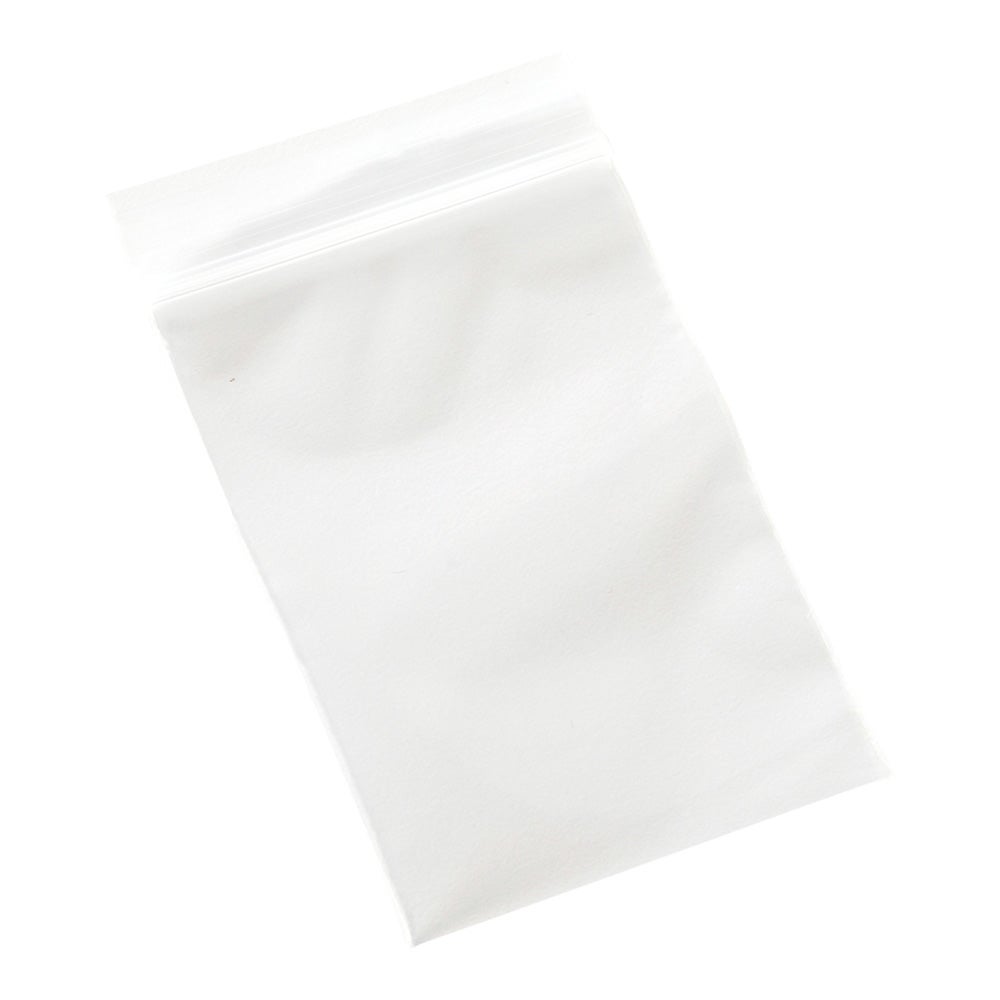 Bags, Reclosable, Bag Tek 2 x 3 Inch, Plastic, Clear, Zip Seal 1 - 100 COUNT 831668