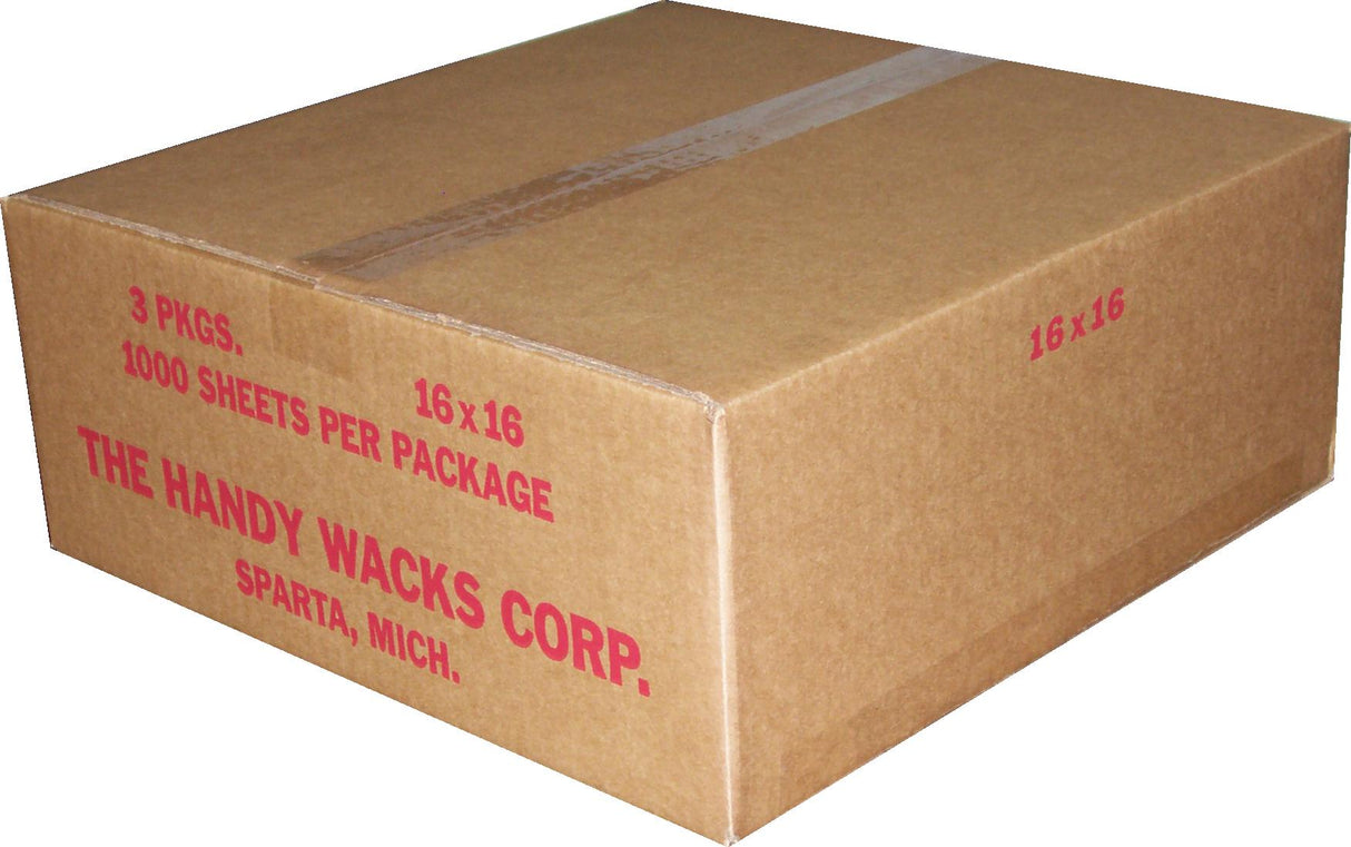 Wraps, Deli, 16 x 16 Inch, Flat 3 - 1000 COUNT 969007