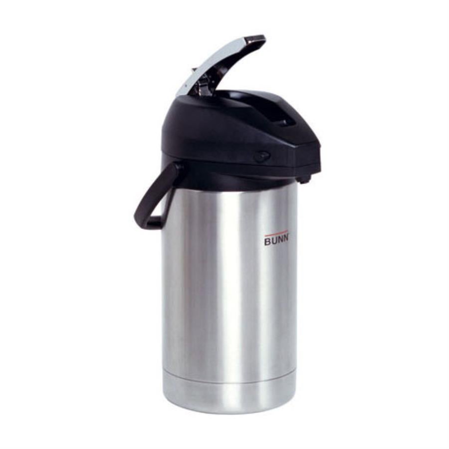 Airpot, Beverage, 3 Liter, Lever-Lid, Stainless Steel 1 - 1 EACH 799487