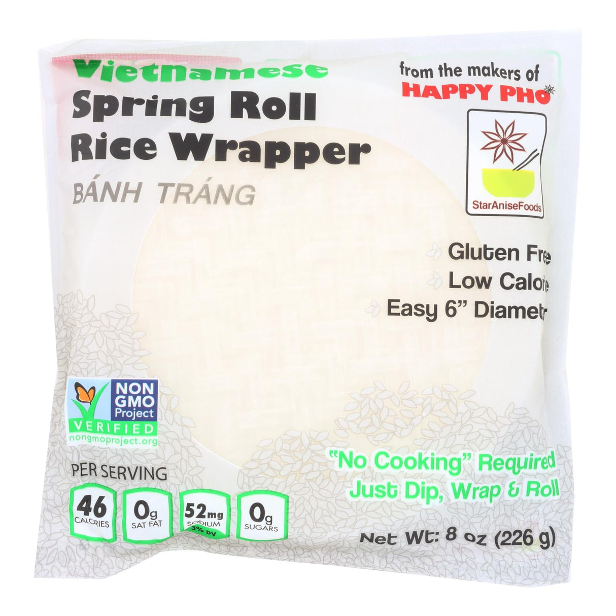 Wrappers, Spring Roll, Shelf-Stable 12 - 8 OUNCE