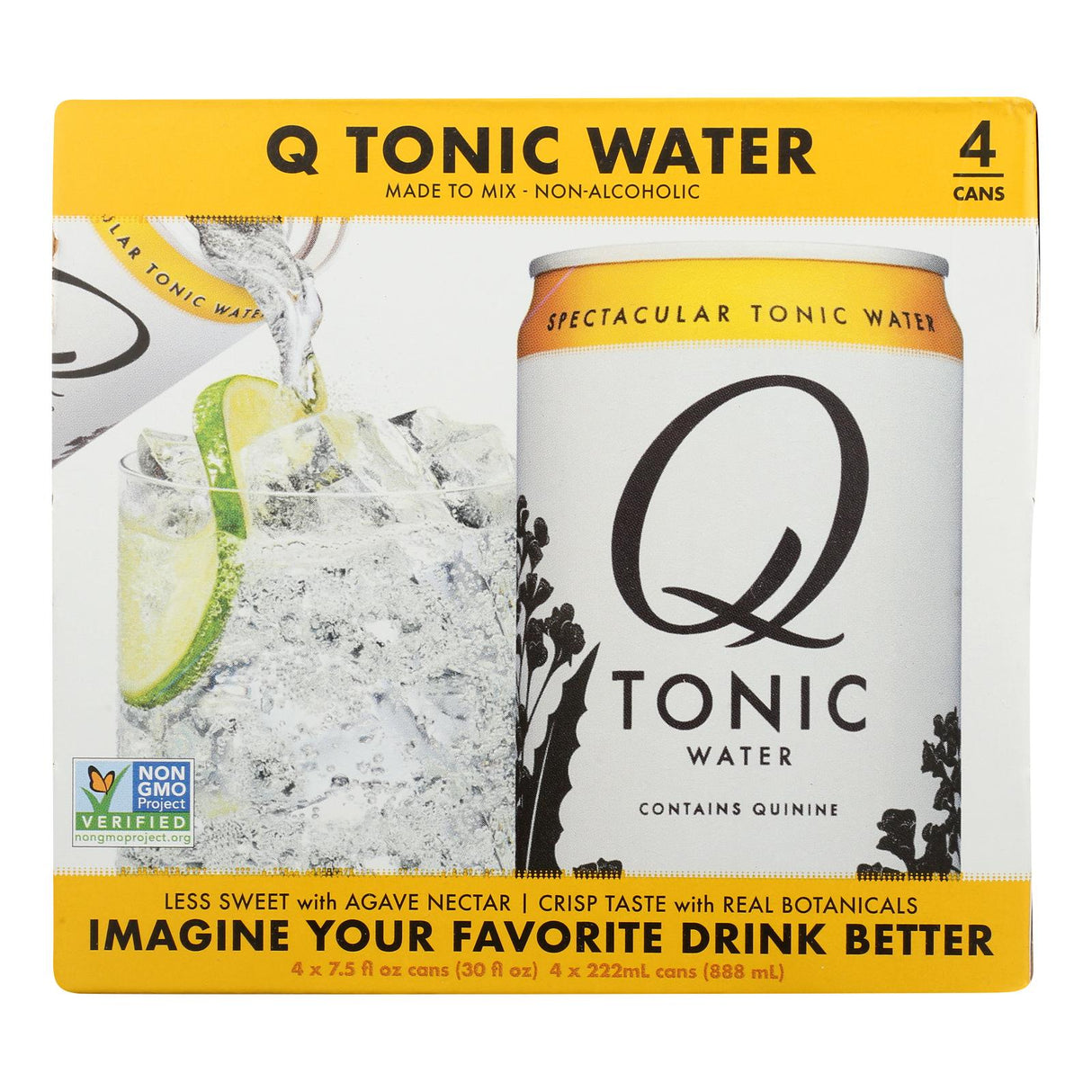 Water, Sparkling, Tonic, Single-Serve, Can 24 - 7.5 FLUID