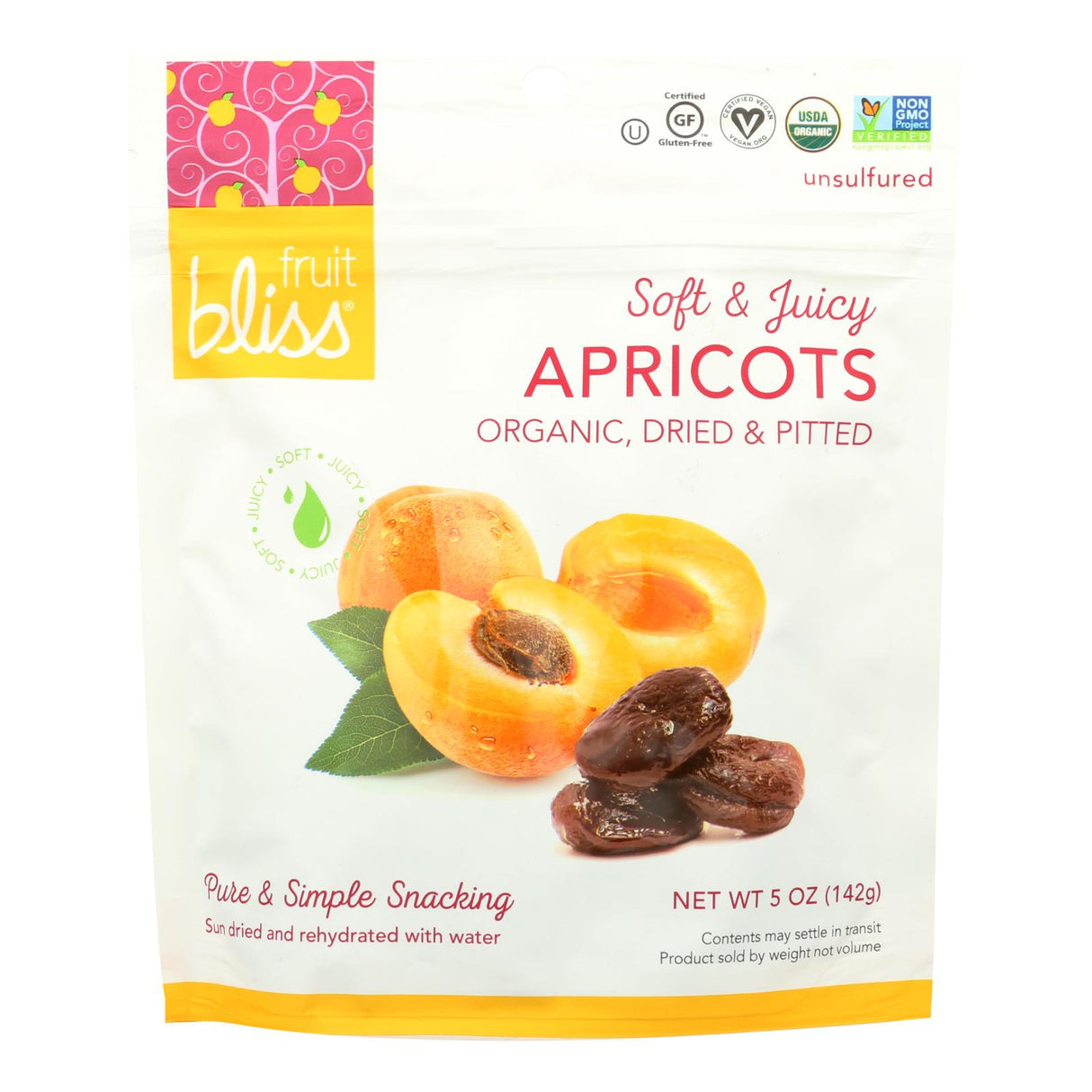 Apricots, Turkish, Pitted, Dried, Resealable Bag 6 - 5 OUNCE 894095