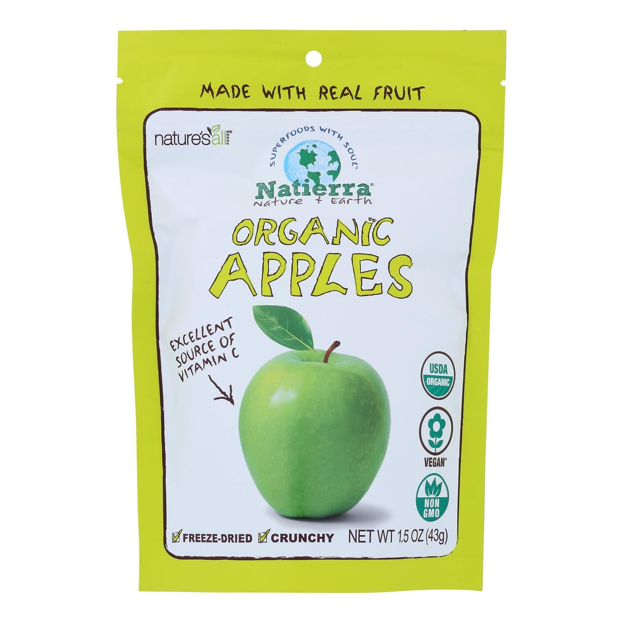 Apples, Freeze-Dried 12 - 1.5 OUNCE 894674