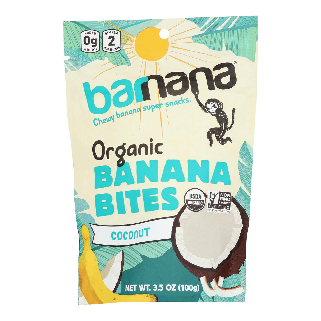 Bites, Banana & Coconut, Chewy,12 - 3.5 OUNCE