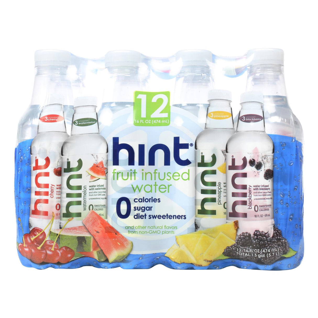 Water, Fruit Assortment, No Calorie 12 - 16 FLUID