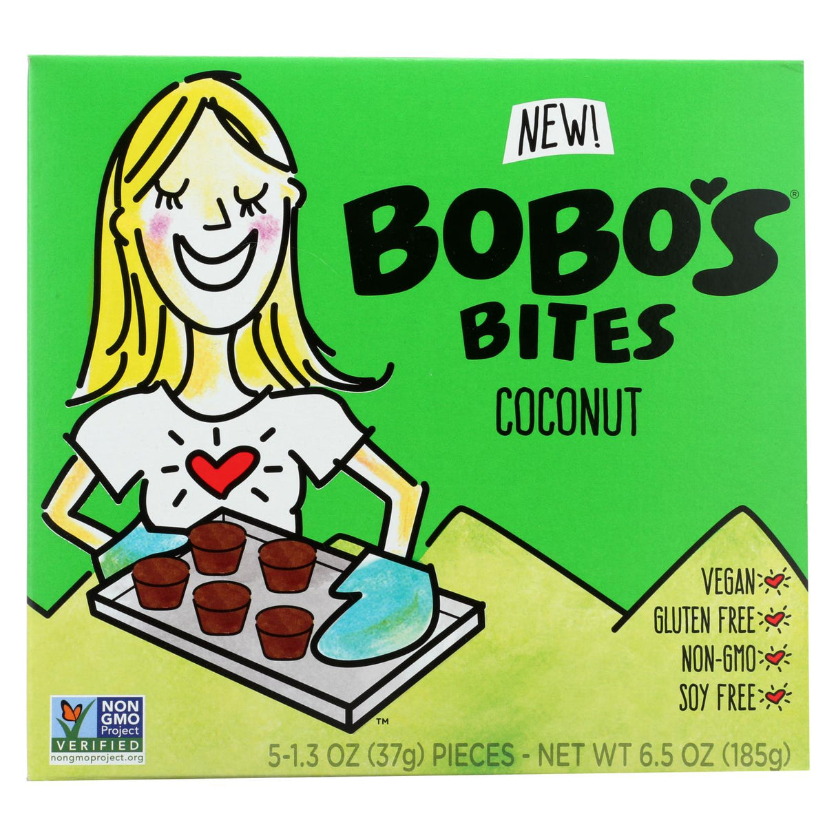 Bites, Oat, Coconut, Individually Wrapped, 1.3 Ounce,6 - 5 COUNT