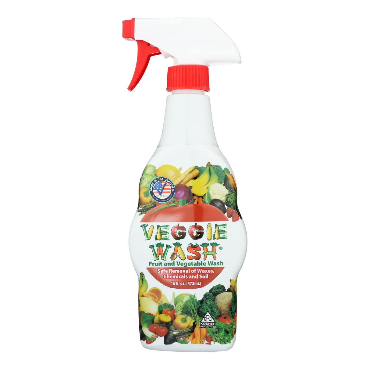 Wash, Fruit & Vegetable, Trigger Spray Bottle 12 - 16 FLUID 885682