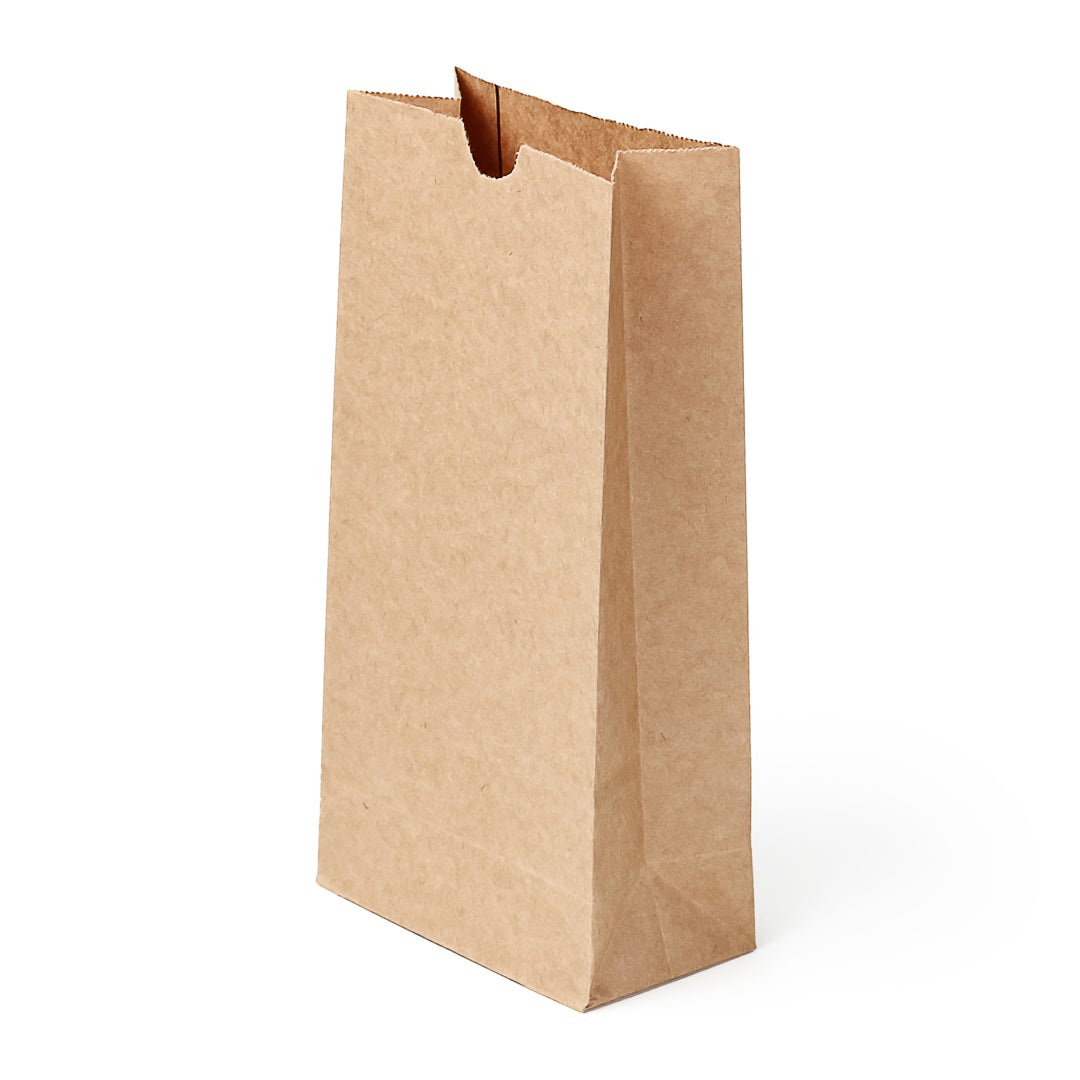 Bags, 4.25 x 2.25 x 8.5 Inch, Paper, Kraft 1 - 100 COUNT 175346