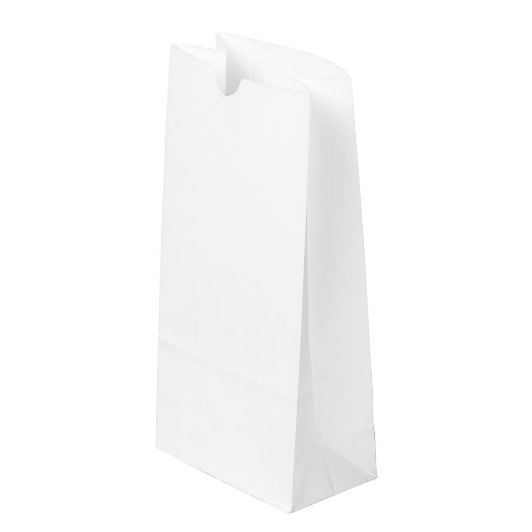 Bags, 4.25 x 2.25 x 8.5 Inch, Paper, White 1 - 100 COUNT 175427