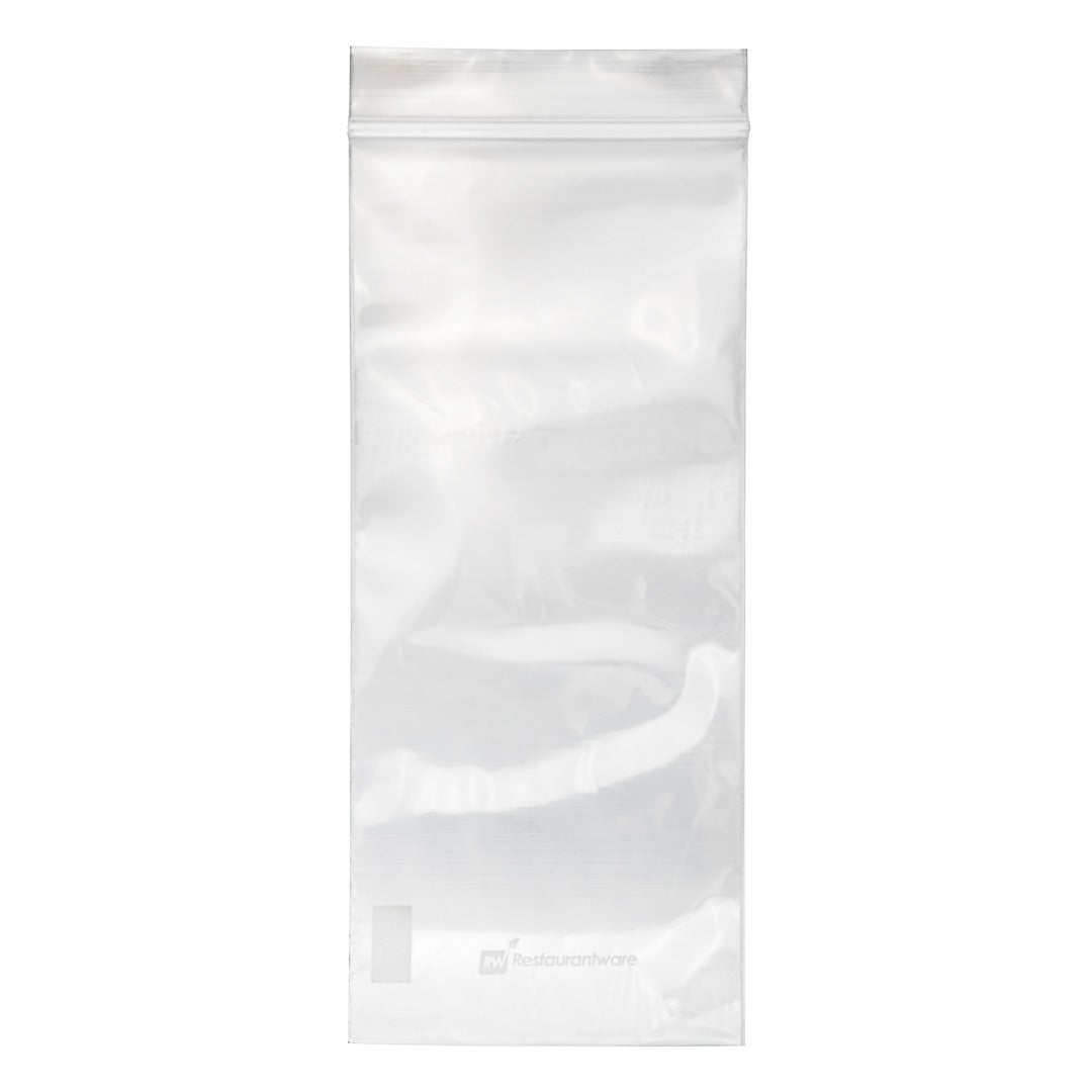 Bags, Popsicle, 5 x 2 Inch, Plastic, Clear, Single Zipper 1 - 100 COUNT 175828