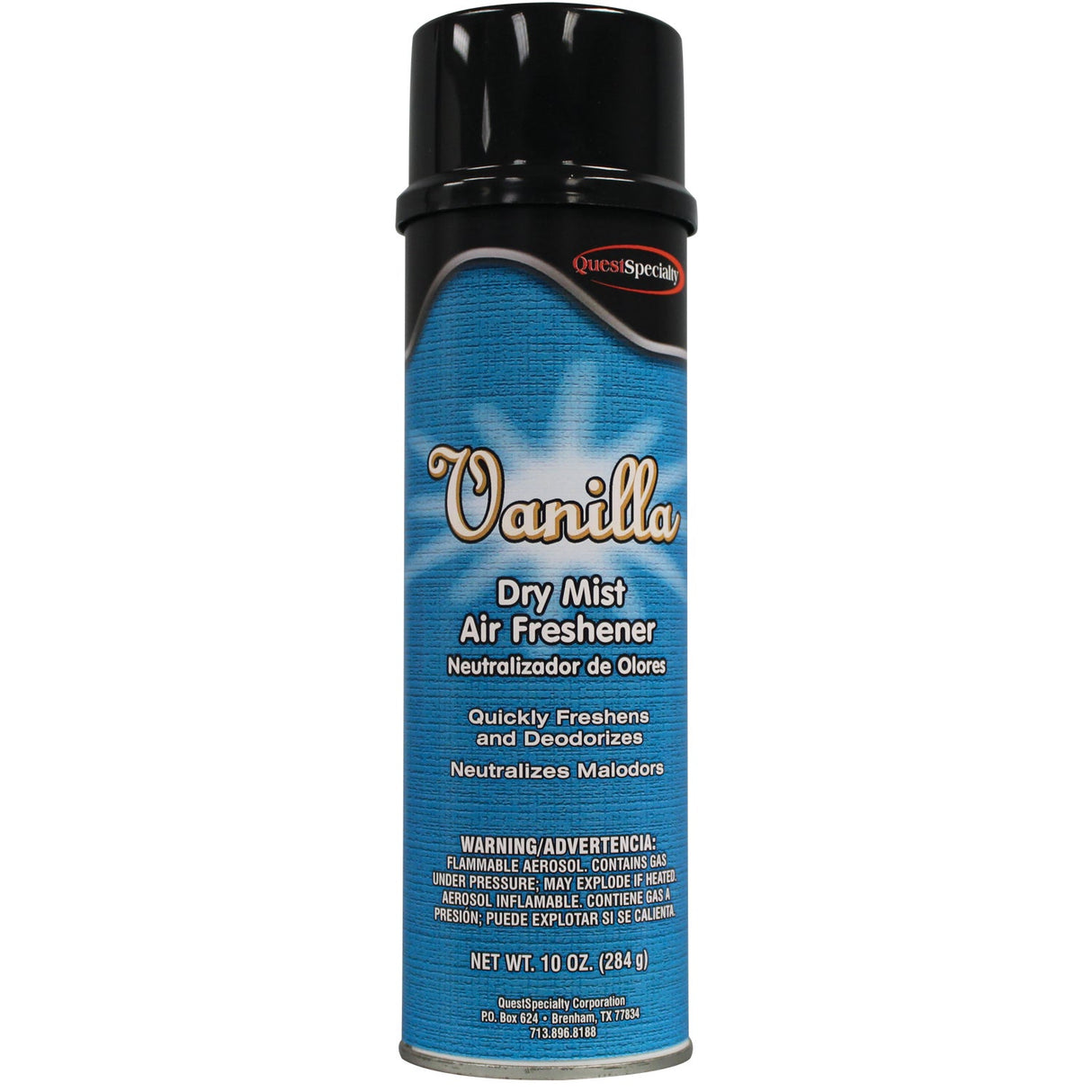 Air Freshener, Vanilla, Aerosol, Dry Mist 12 - 1 COUNT 169926